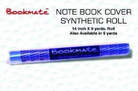 BOOKMATE WONDER SYNTHETIC ROLL COVER, Blue (Pack of 1)
